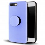 Wholesale iPhone 8 / 7 Pop Up Grip Stand Hybrid Case (Purple)